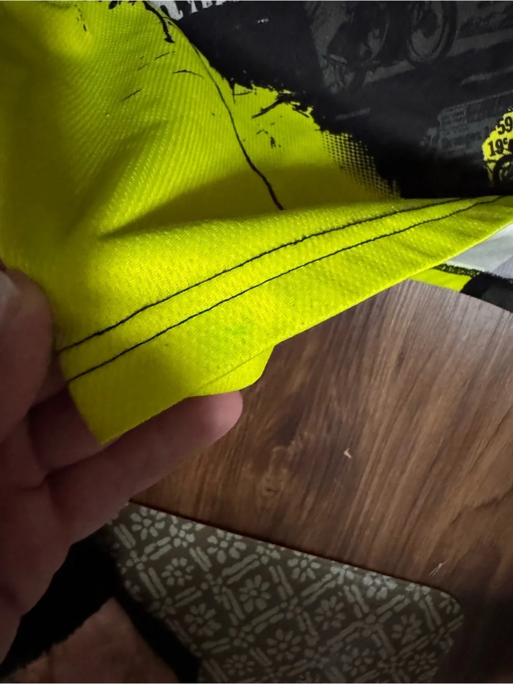 Kids' O’Neal Black & Yellow Motocross Pants and matching shirt